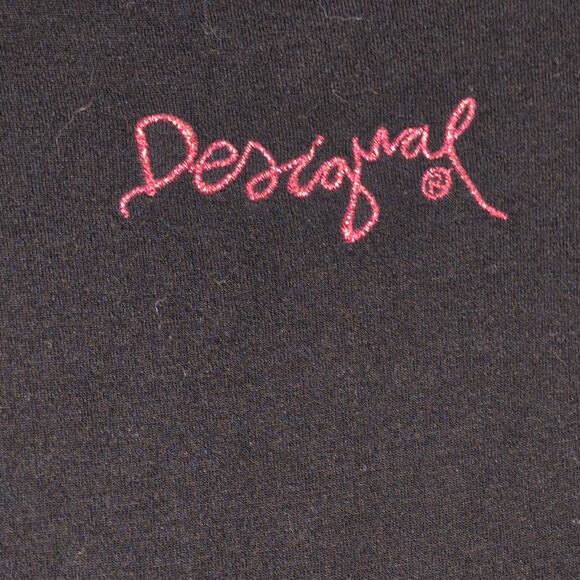 Desigual Red Draped Knot Abstract Print Sleeveless Midi Dress Size M - Picture 6 of 10